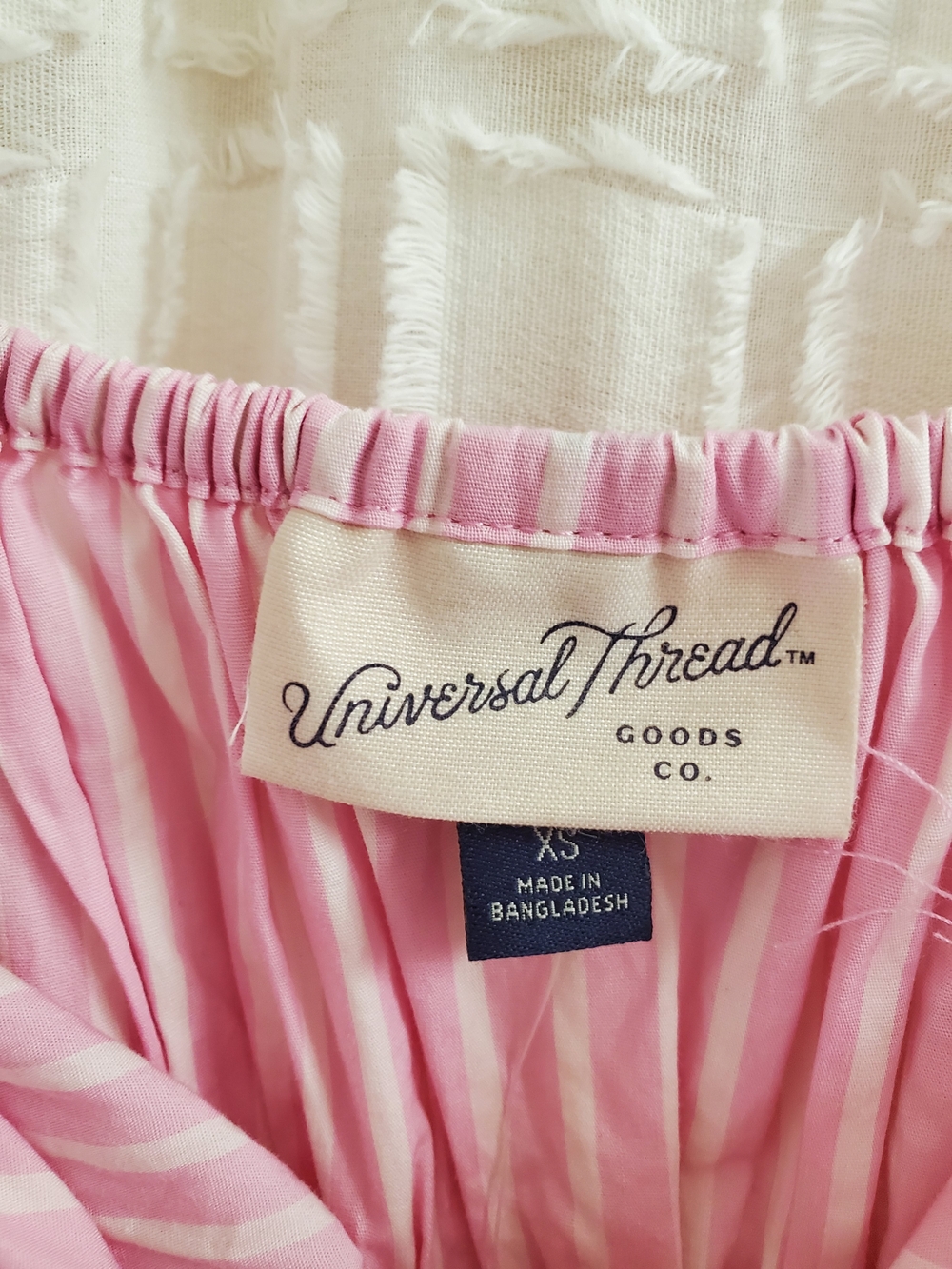 Girls Pink Striped Sundress - Lightweight Spaghetti Strap Dress - Picture 3 of 8